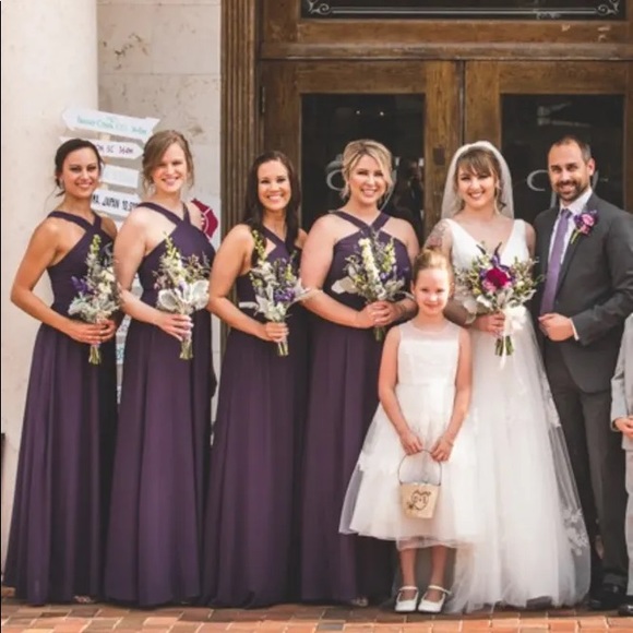 NWOT Lulu’s Air of Romance Dusty Purple Maxi Dress - Sz M - Picture 7 of 14